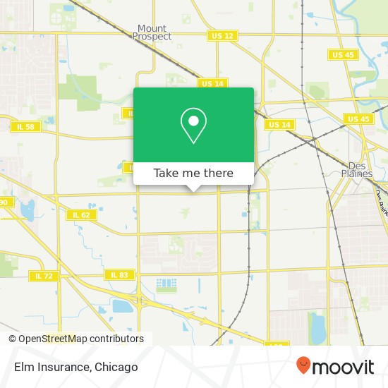 Elm Insurance map