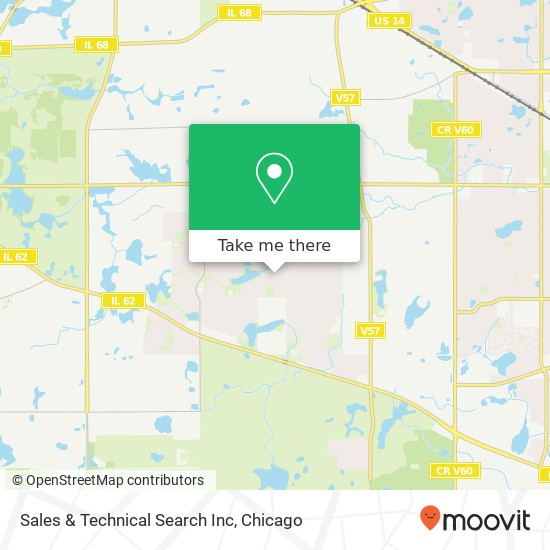 Sales & Technical Search Inc map