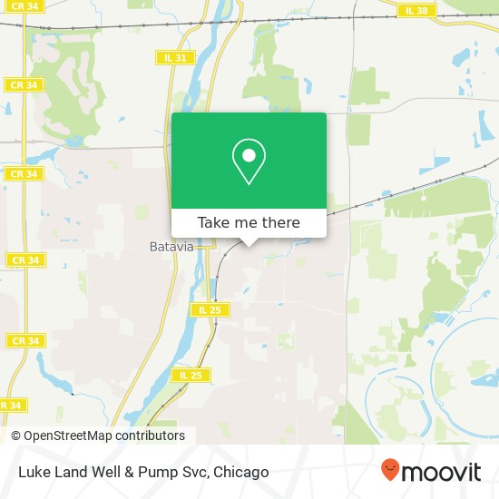 Mapa de Luke Land Well & Pump Svc