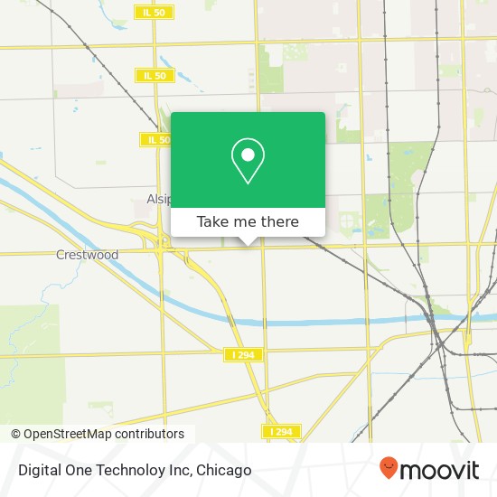 Digital One Technoloy Inc map