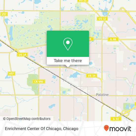 Mapa de Enrichment Center Of Chicago
