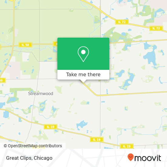 Great Clips map