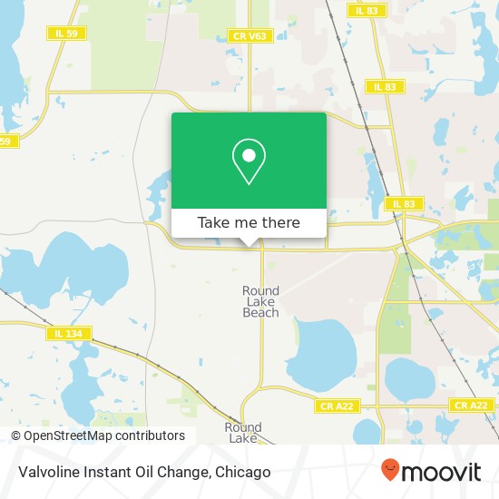 Mapa de Valvoline Instant Oil Change