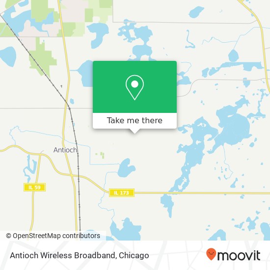 Antioch Wireless Broadband map