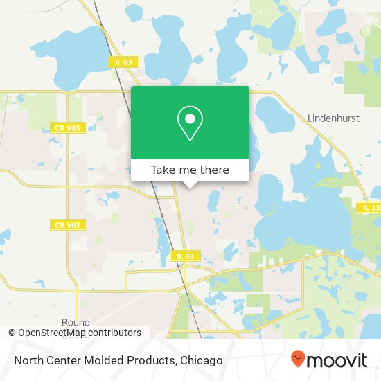 North Center Molded Products map