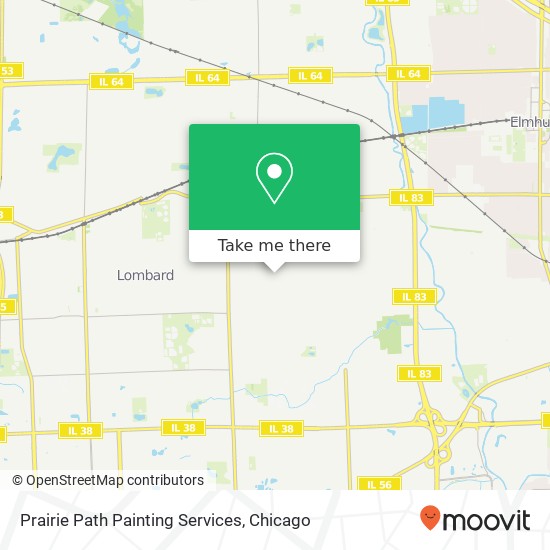 Prairie Path Painting Services map