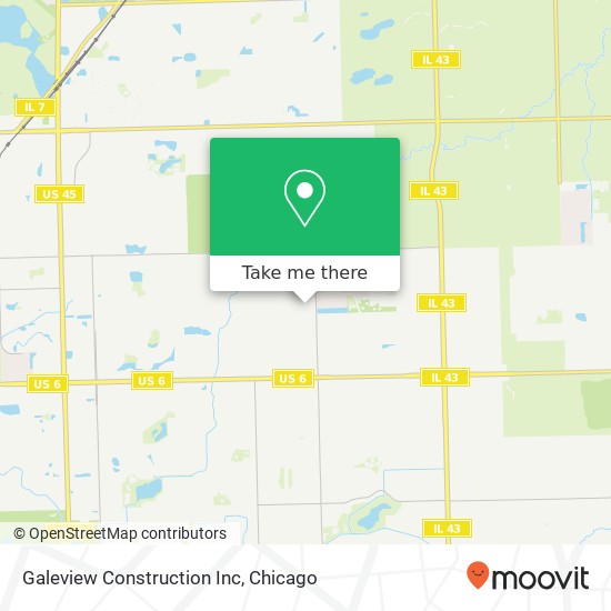 Galeview Construction Inc map