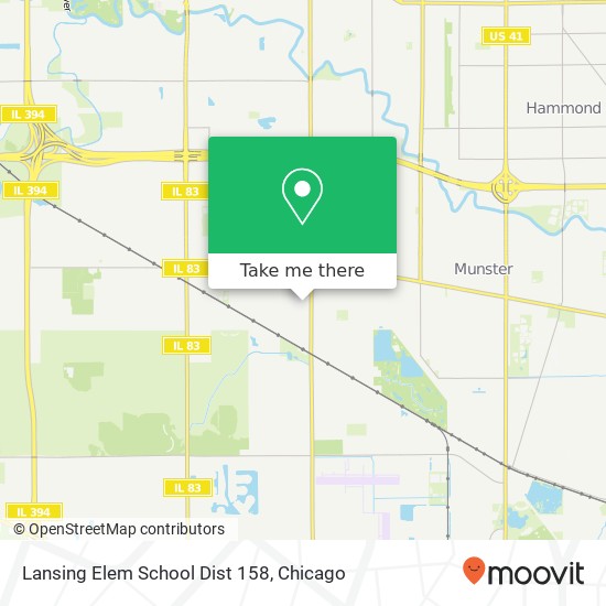 Mapa de Lansing Elem School Dist 158