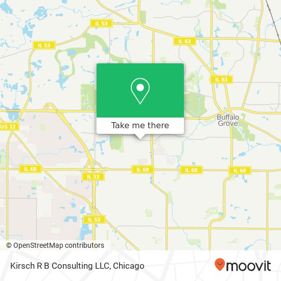 Kirsch R B Consulting LLC map