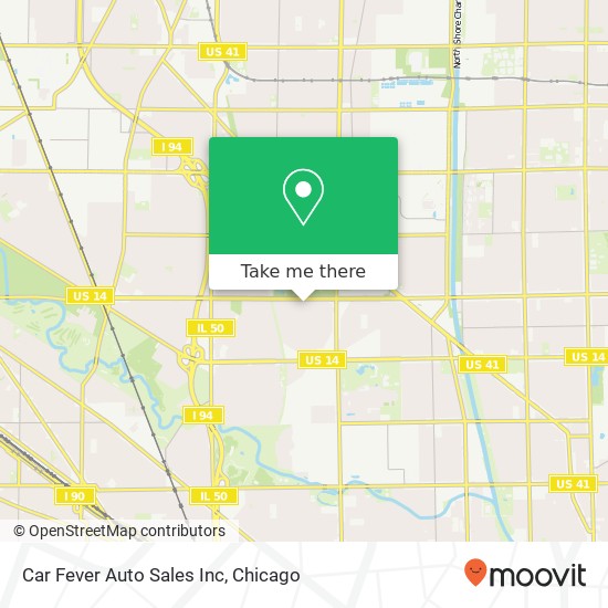 Car Fever Auto Sales Inc map