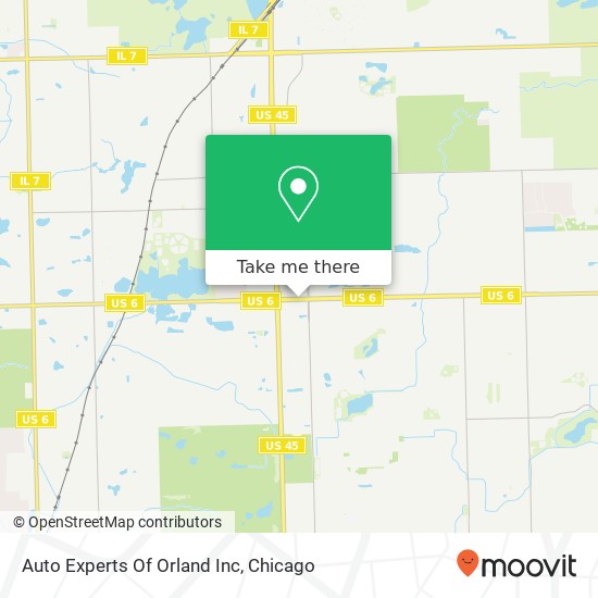 Auto Experts Of Orland Inc map