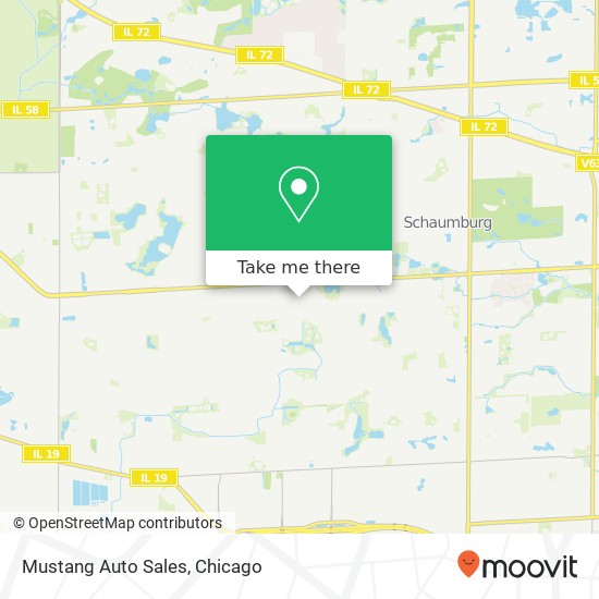 Mustang Auto Sales map