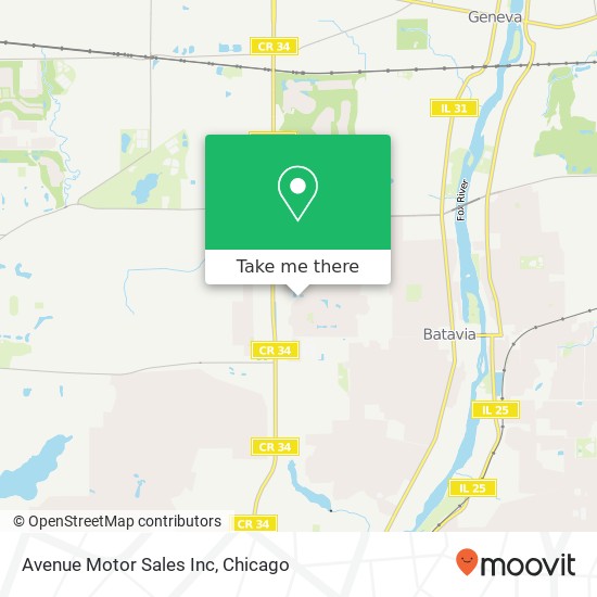 Avenue Motor Sales Inc map