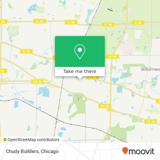 Chudy Builders map