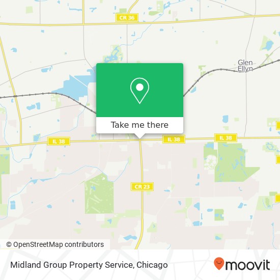 Midland Group Property Service map