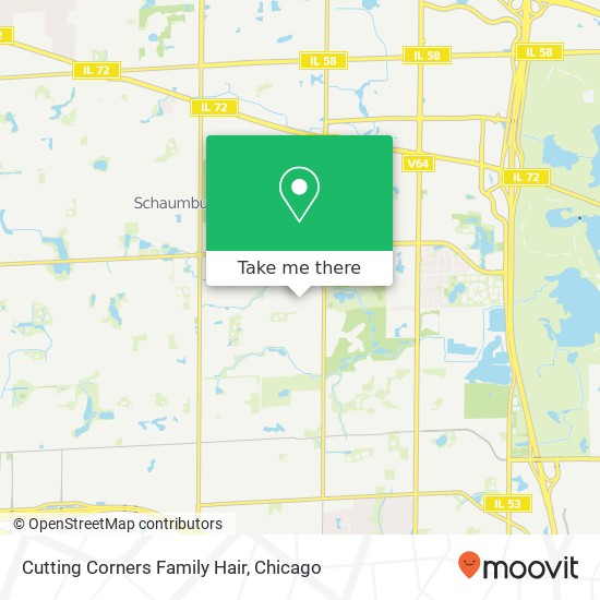 Cutting Corners Family Hair map