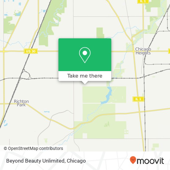 Beyond Beauty Unlimited map