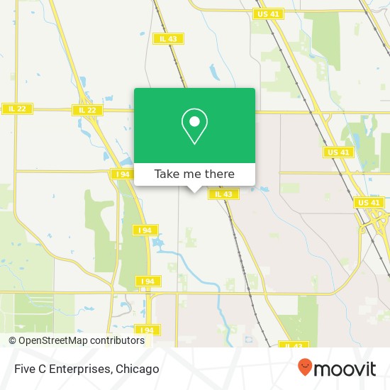 Five C Enterprises map