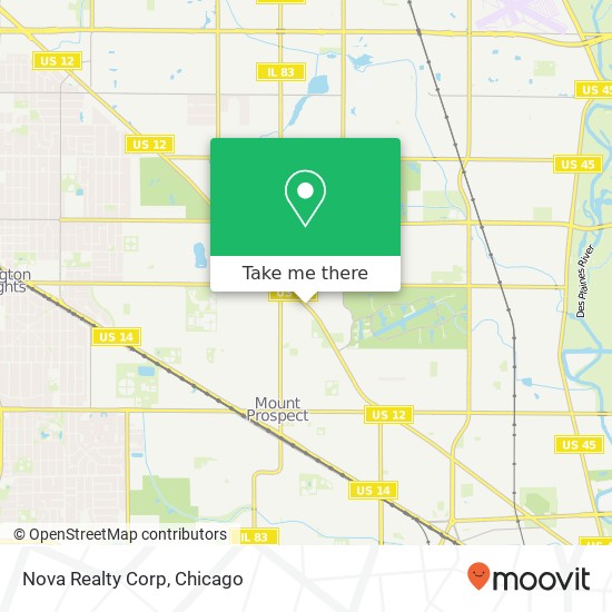 Nova Realty Corp map
