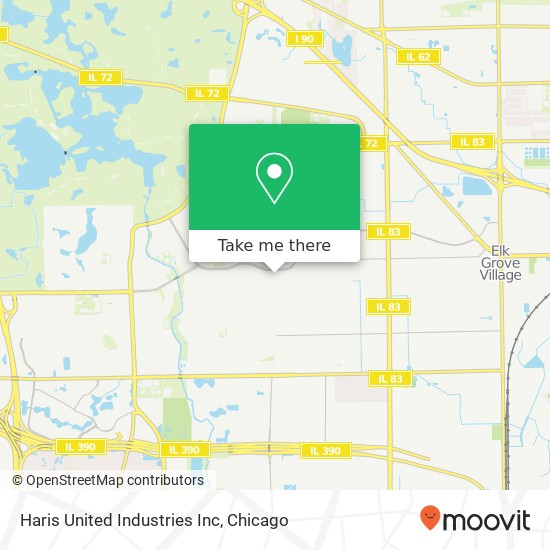 Haris United Industries Inc map