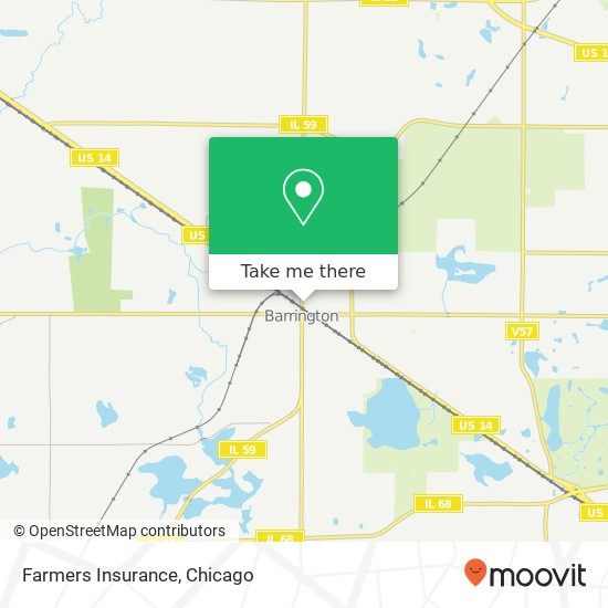 Mapa de Farmers Insurance