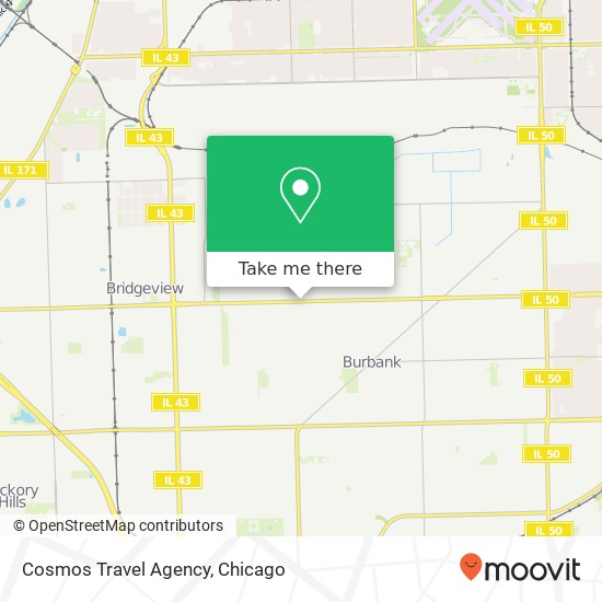 Cosmos Travel Agency map