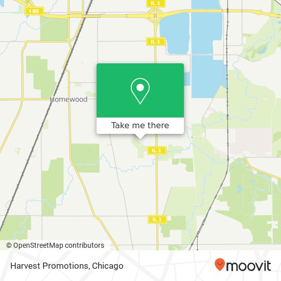 Harvest Promotions map