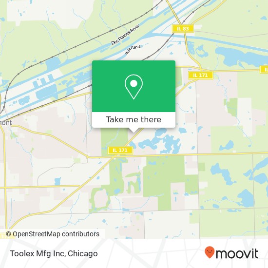 Toolex Mfg Inc map