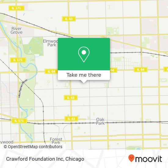 Crawford Foundation Inc map