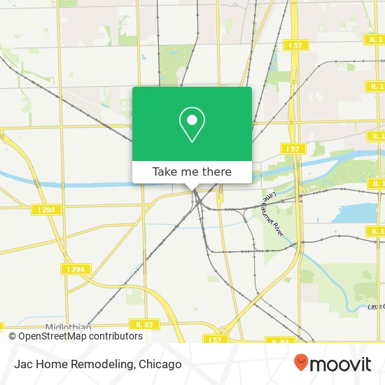 Jac Home Remodeling map