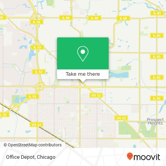 Office Depot map