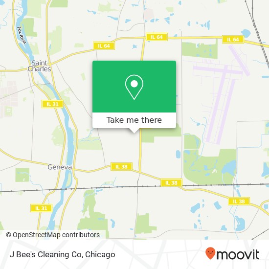 J Bee's Cleaning Co map