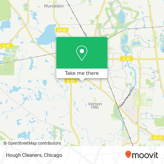 Hough Cleaners map