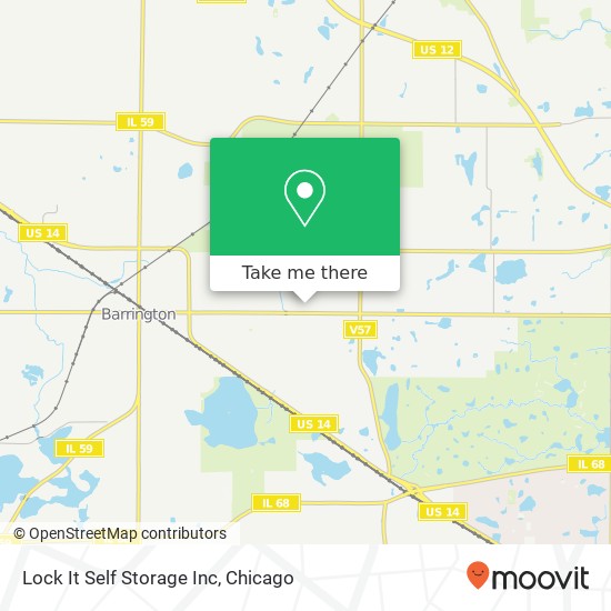 Mapa de Lock It Self Storage Inc