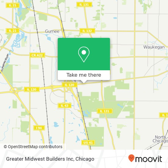 Mapa de Greater Midwest Builders Inc