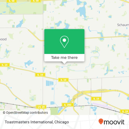 Toastmasters International map