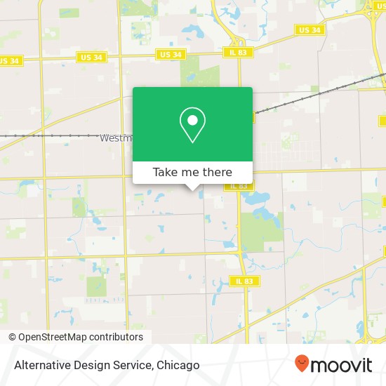 Alternative Design Service map