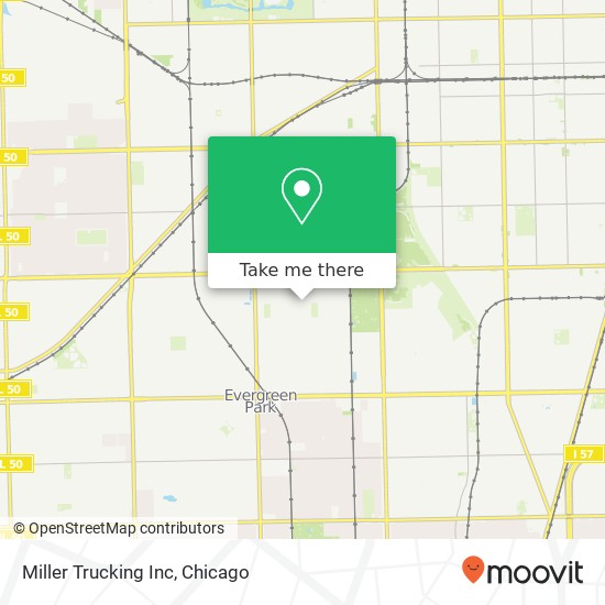 Miller Trucking Inc map