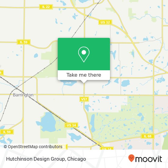 Hutchinson Design Group map