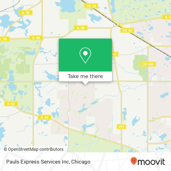 Pauls Express Services Inc map