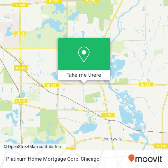 Mapa de Platinum Home Mortgage Corp