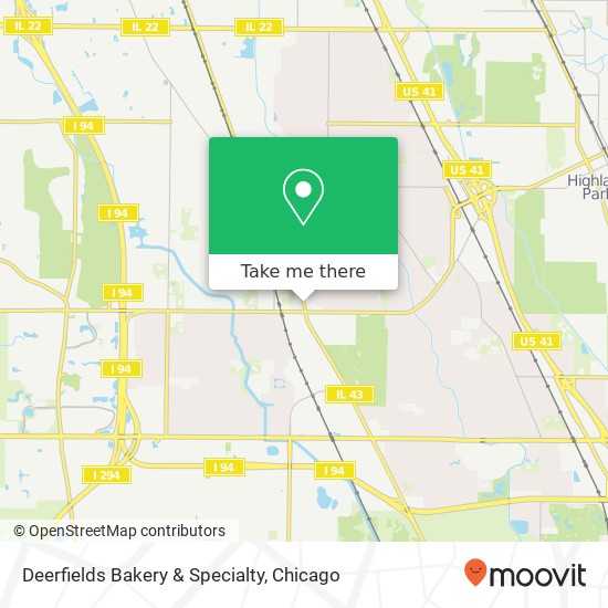 Deerfields Bakery & Specialty map