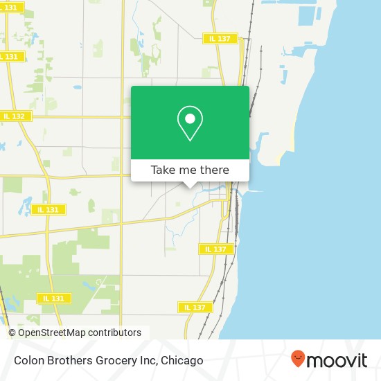 Colon Brothers Grocery Inc map