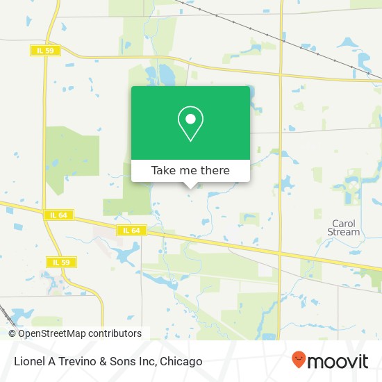 Mapa de Lionel A Trevino & Sons Inc