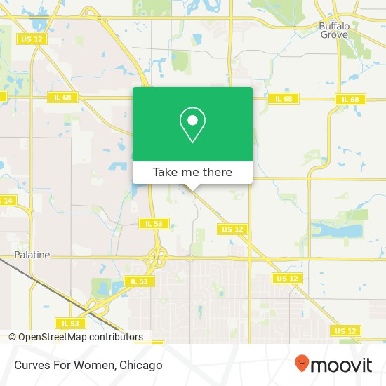 Curves For Women map