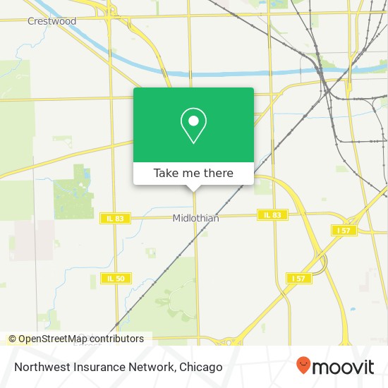 Mapa de Northwest Insurance Network