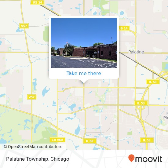 Palatine Township map