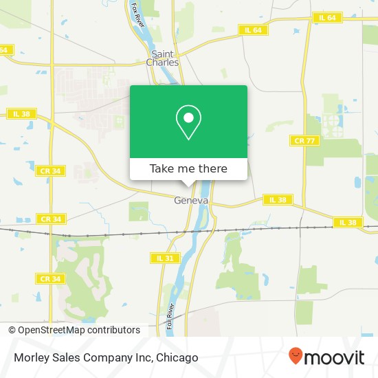 Morley Sales Company Inc map