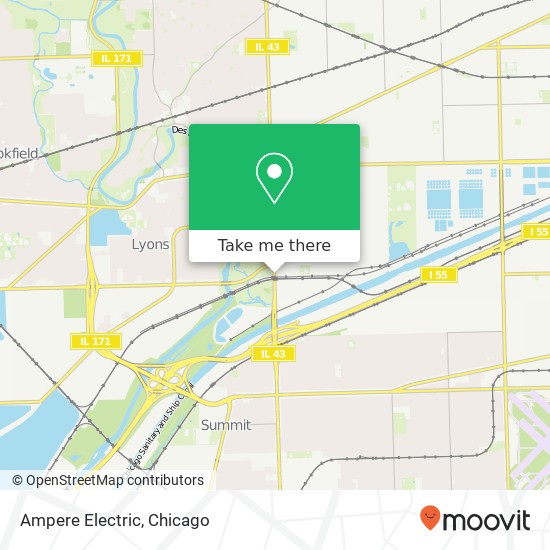 Ampere Electric map