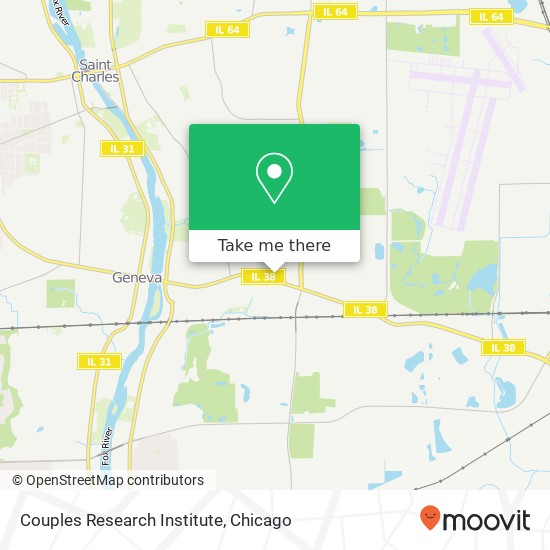 Couples Research Institute map